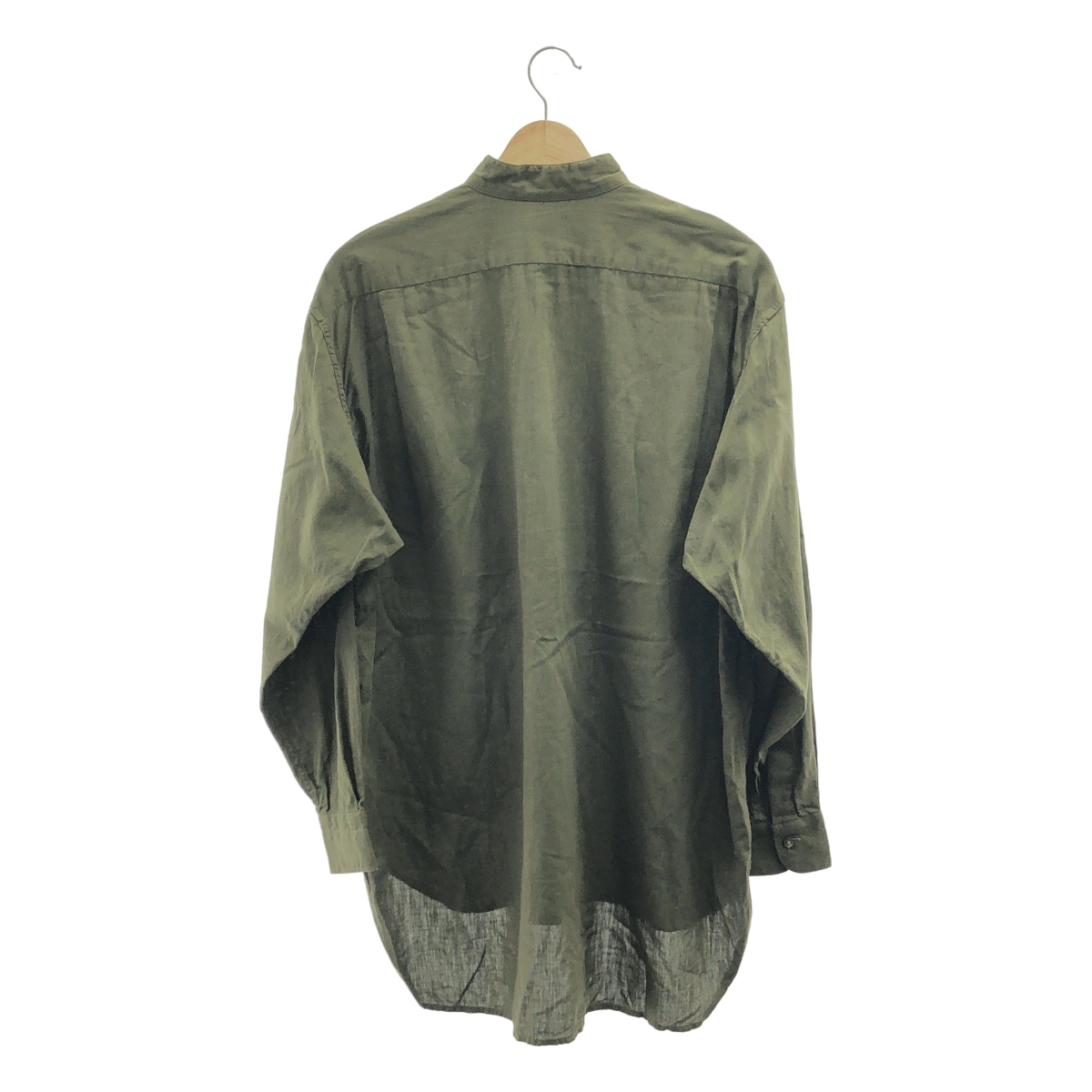 COMOLI / コモリ ベタシャン バンドカラー プルオーバー シャツ / T01-02010