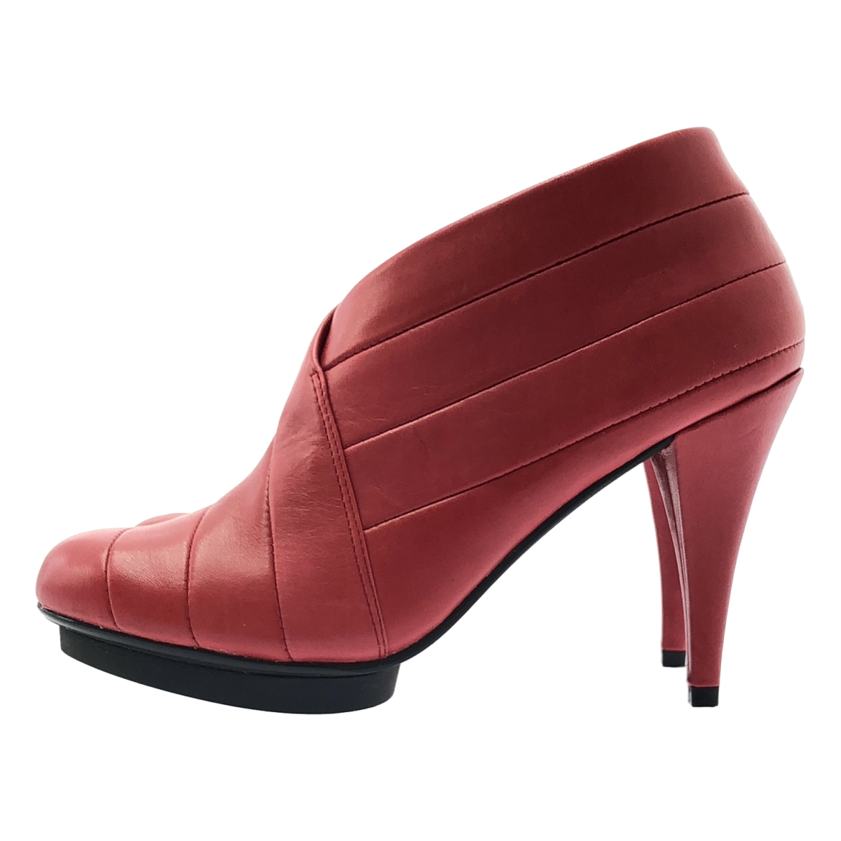 UNITED NUDE / ユナイテッドヌード Leather Fold Deluxe Hi レザー ブーティー ヒール ブーツ