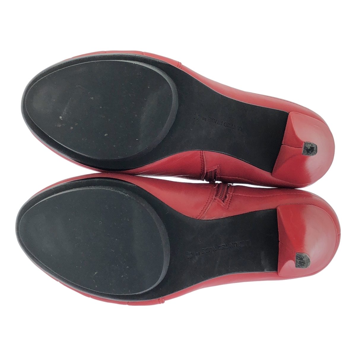 UNITED NUDE / ユナイテッドヌード Leather Fold Deluxe Hi レザー ブーティー ヒール ブーツ