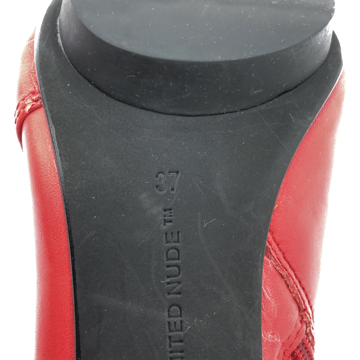 UNITED NUDE / ユナイテッドヌード Leather Fold Deluxe Hi レザー ブーティー ヒール ブーツ