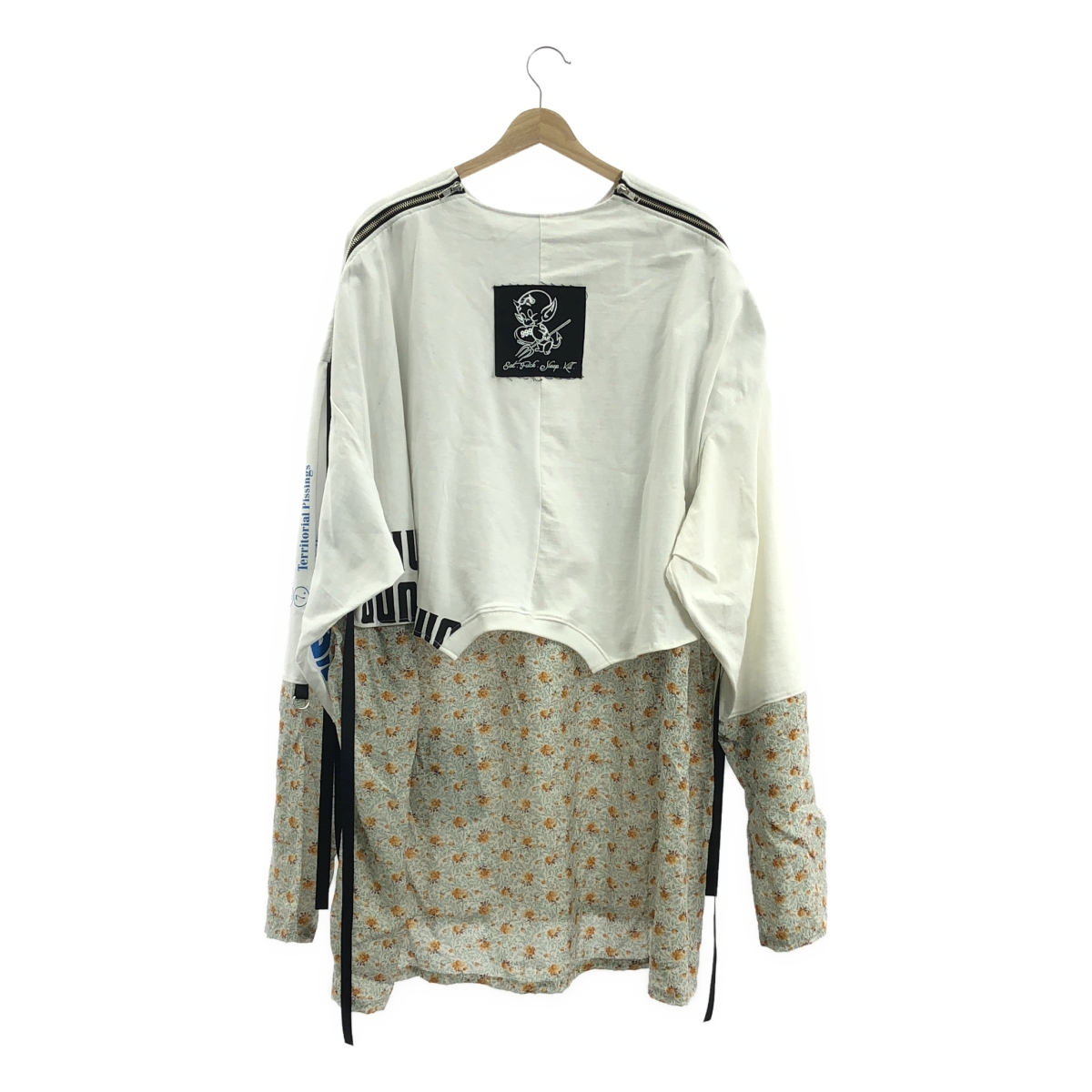 KIDILL / キディル PUNK LONG SLEEVE SHIRT パンク カットソー ドッキング シャツ