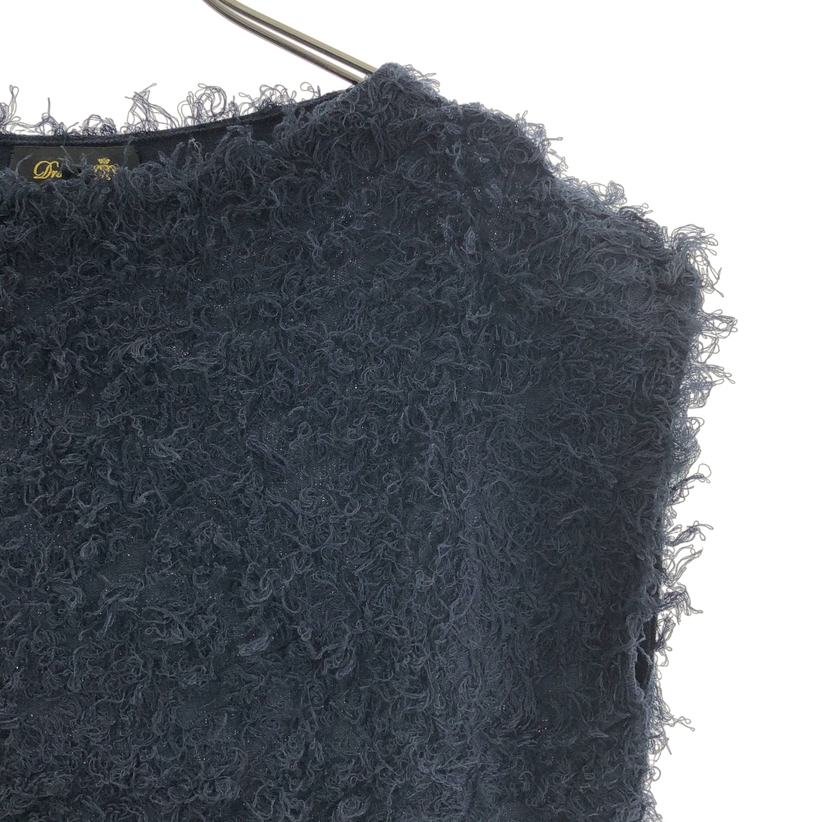 Drawer / ドゥロワー スパイラル フリンジ ニット ベスト