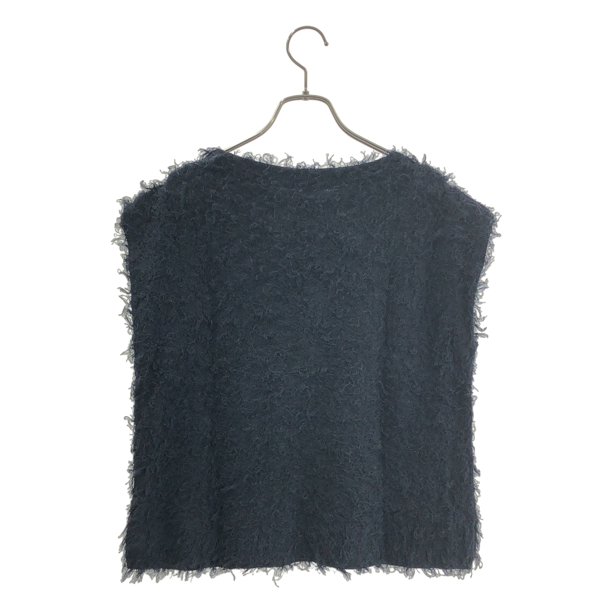 Drawer / ドゥロワー スパイラル フリンジ ニット ベスト