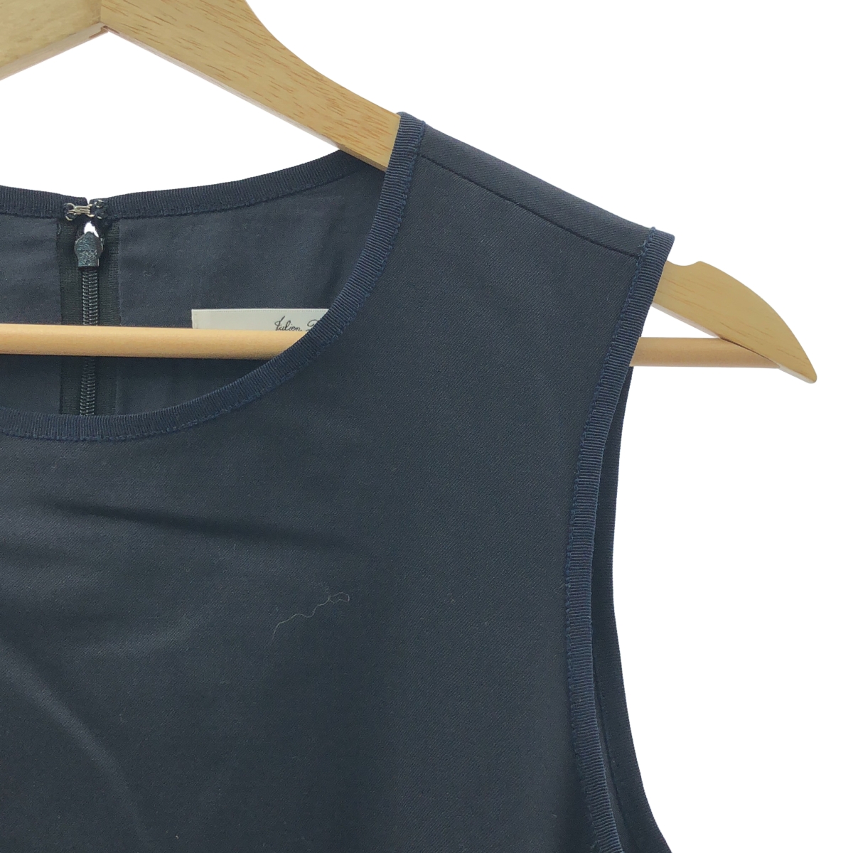 JULIEN DAVID / ジュリアンデイヴィッド ウエストギャザー ノースリーブ ワンピース