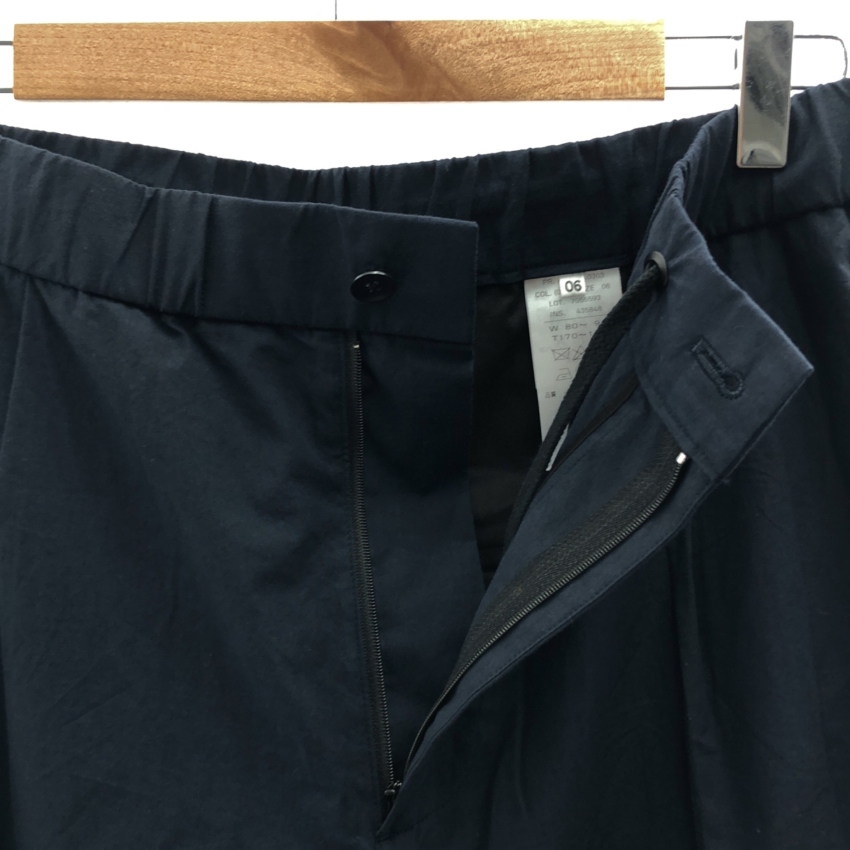 ATON / エイトン COTTON TYPEWRITER EASY TAPERED PANTS コットン タイプライター テーパードパンツ