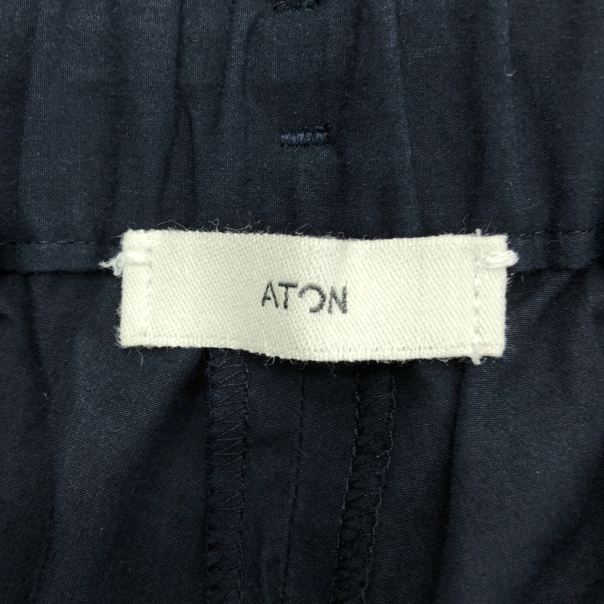 ATON / エイトン COTTON TYPEWRITER EASY TAPERED PANTS コットン タイプライター テーパードパンツ