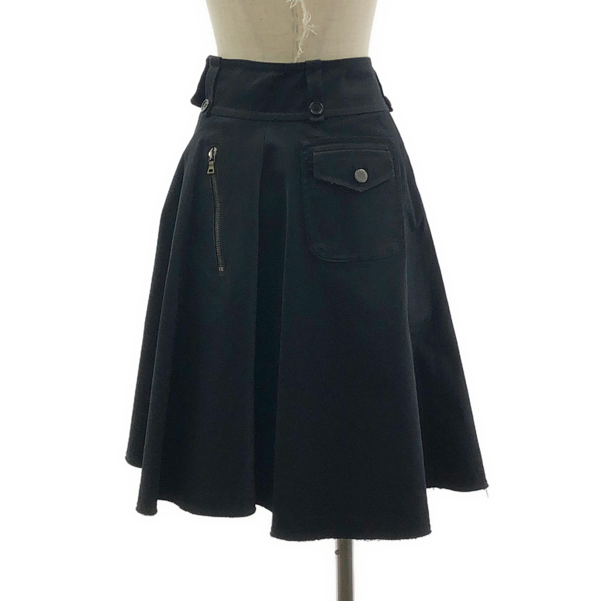 PRADA SPORT / プラダスポーツ コットン タック フレアスカート