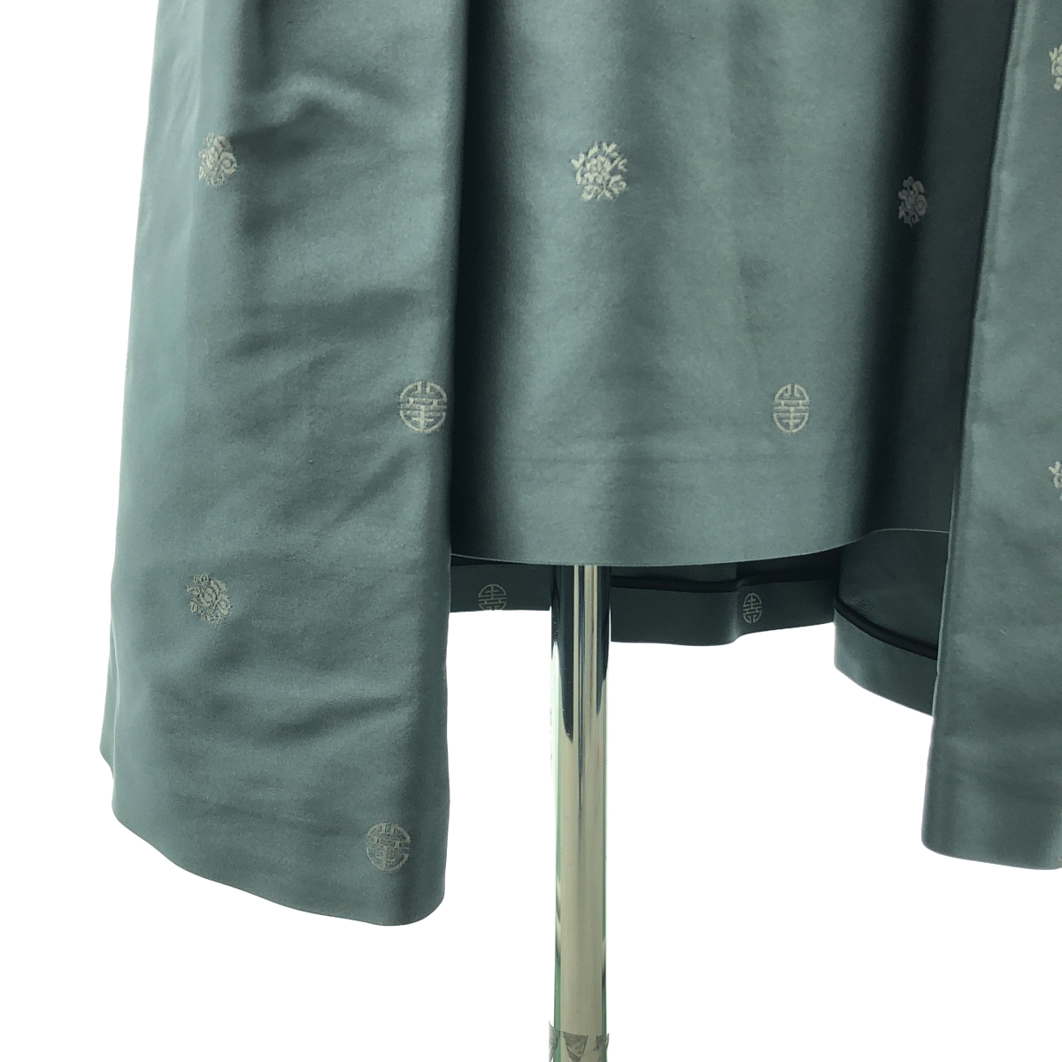 DRIES VAN NOTEN / ドリスヴァンノッテン シルク混 タック アシンメトリー スカート