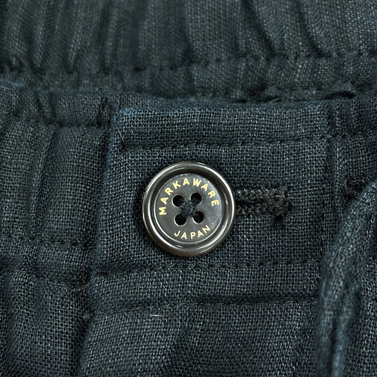 MARKAWARE / マーカウェア ヘンプ 2タック ドローストリング トリプルプリーテッドイージートラウザーズ パンツ