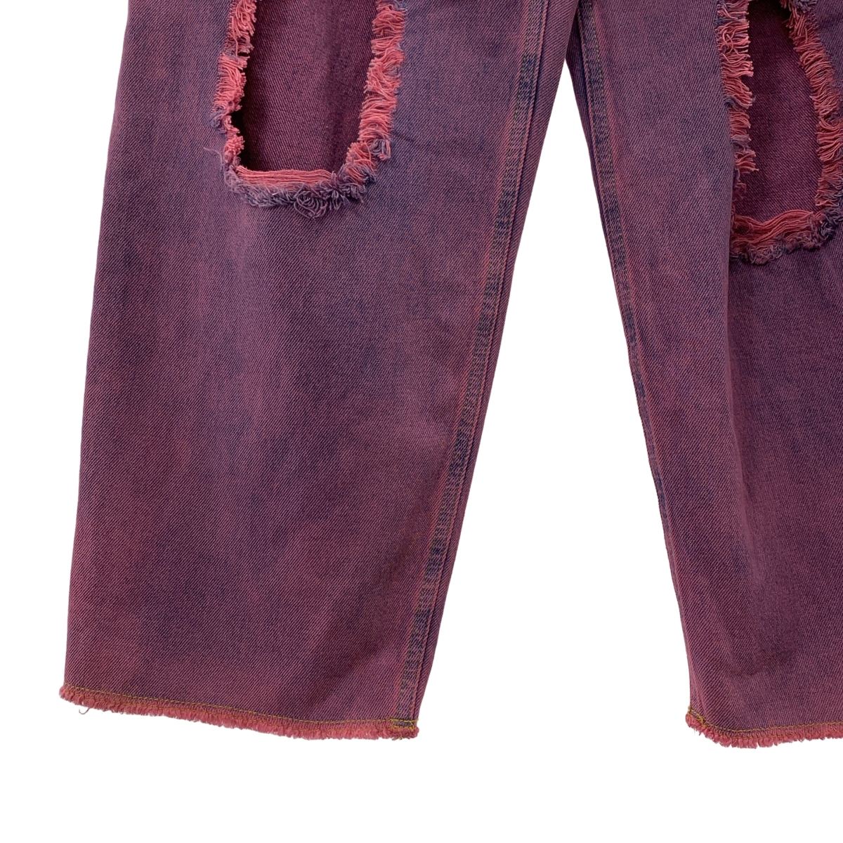 MM6 Maison Margiela / エムエムシックスメゾンマルジェラ ダメージ加工 カットオフ デニムパンツ