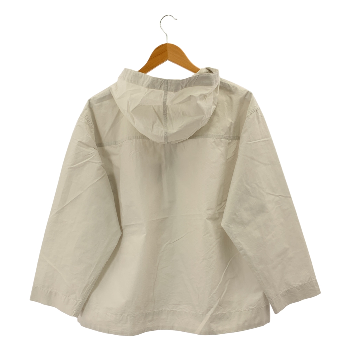 MHL. / エムエイチエルマーガレットハウエル PAPER COTTON NYLON ペーパーコットン ナイロン フーデッド シャツ ジャケット