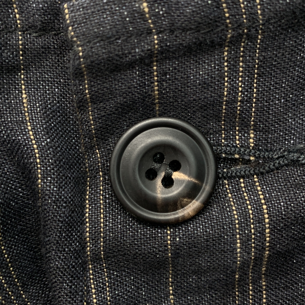 JOHN ALEXANDER SKELTON / ジョンアレキサンダースケルトン belted jump suit / ストライプ ベルテッド ジャンプスーツ