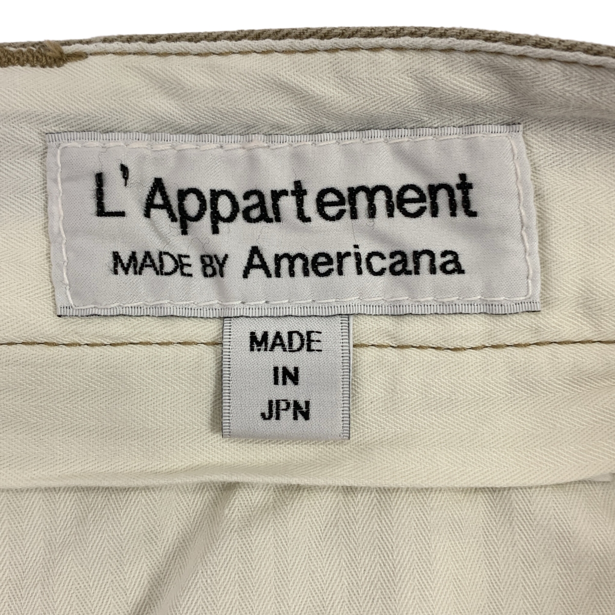 L'Appartement / アパルトモン × AMERICANA チノパンツ