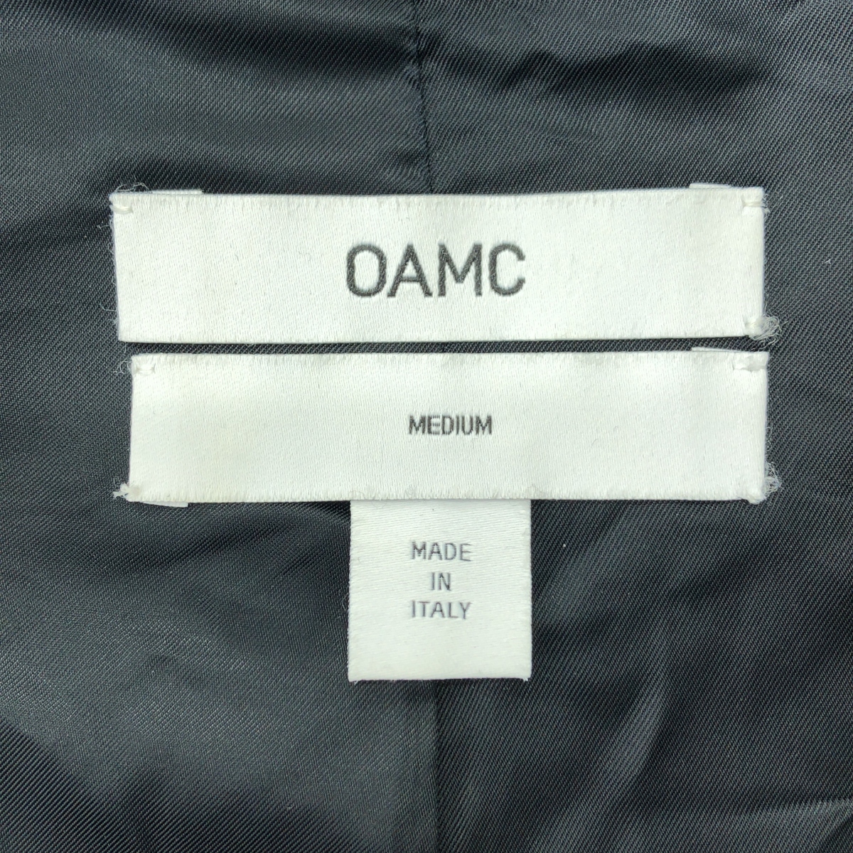 OAMC / オーエーエムシー ポリエステルツイル ジップアップ ボンバージャケット