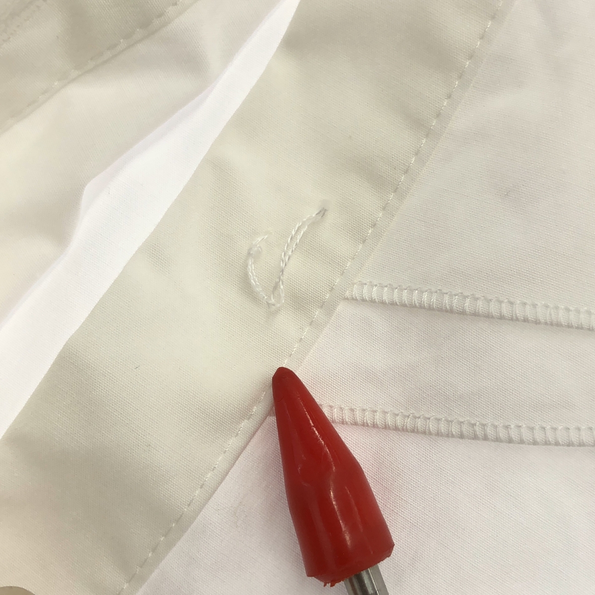 LANVIN / ランバン コットン アシンメトリー ノースリーブ ブラウス