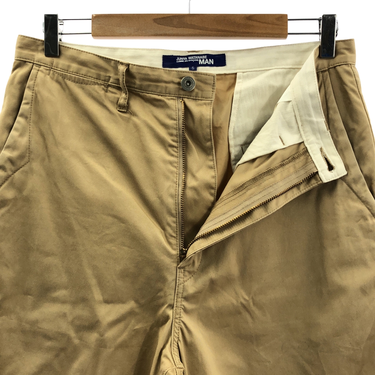 JUNYA WATANABE COMME des GARCONS MAN / ジュンヤワタナベコムデギャルソンマン ドーナツボタン ツイルコットン チノパンツ