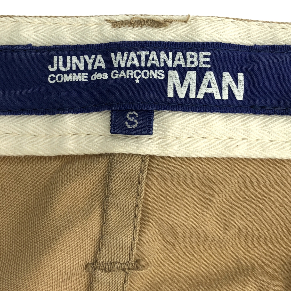 JUNYA WATANABE COMME des GARCONS MAN / ジュンヤワタナベコムデギャルソンマン ドーナツボタン ツイルコットン チノパンツ