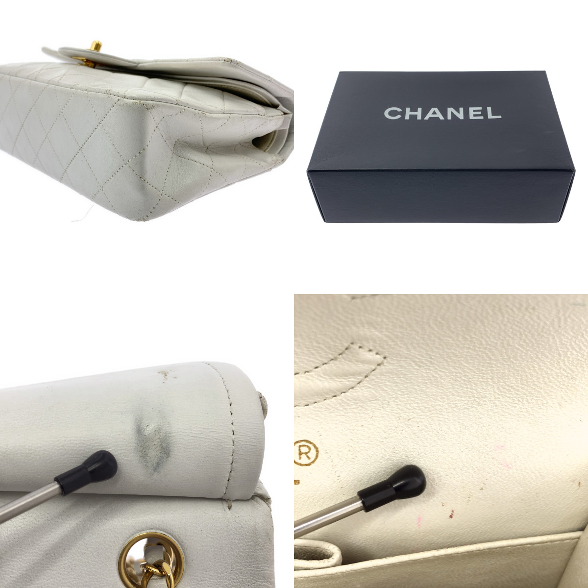 CHANEL / シャネル マトラッセ 23 ダブルフラップ チェーン ショルダーバッグ