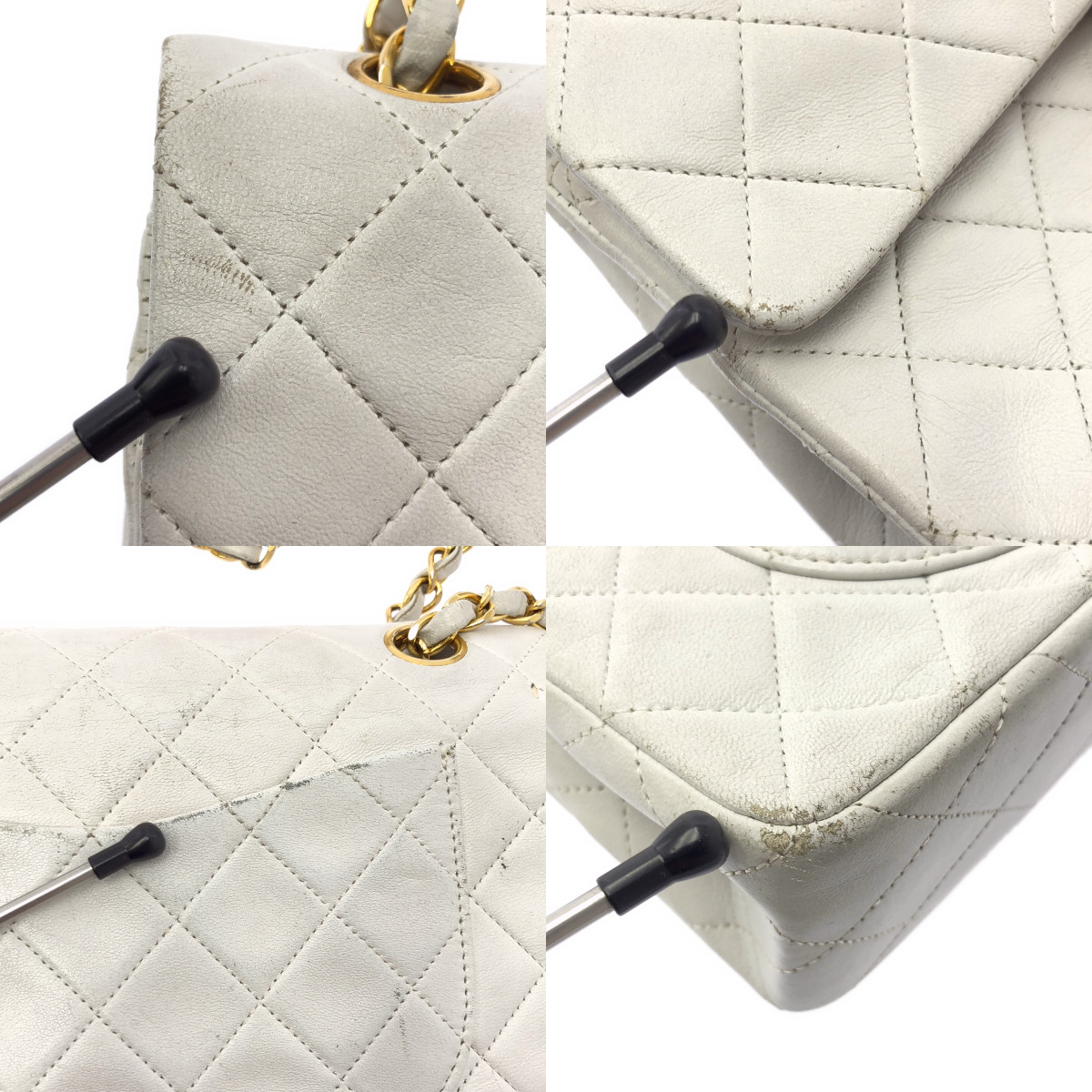 CHANEL / シャネル マトラッセ 23 ダブルフラップ チェーン ショルダーバッグ