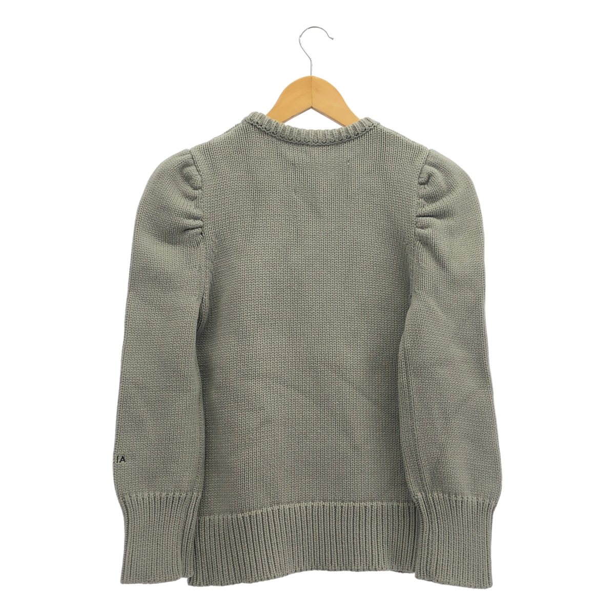 その他 girlish コットン パフ スリーブニット