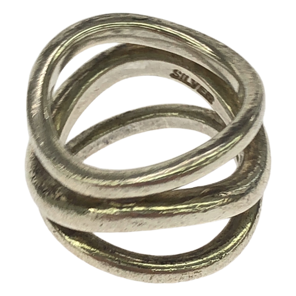 agete / アガット シルバー 三連 リング