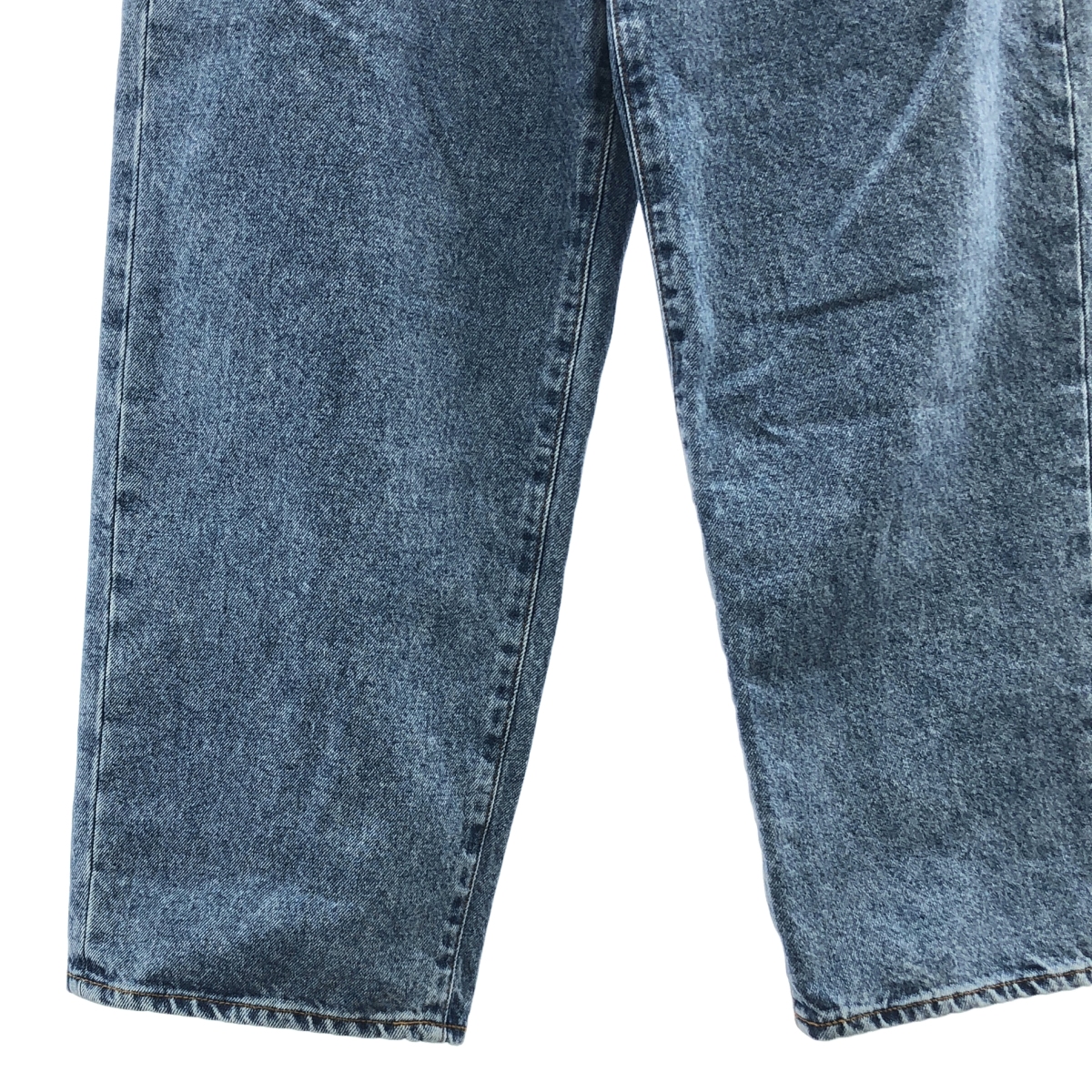 その他 ドローストリング ワイド デニムパンツ