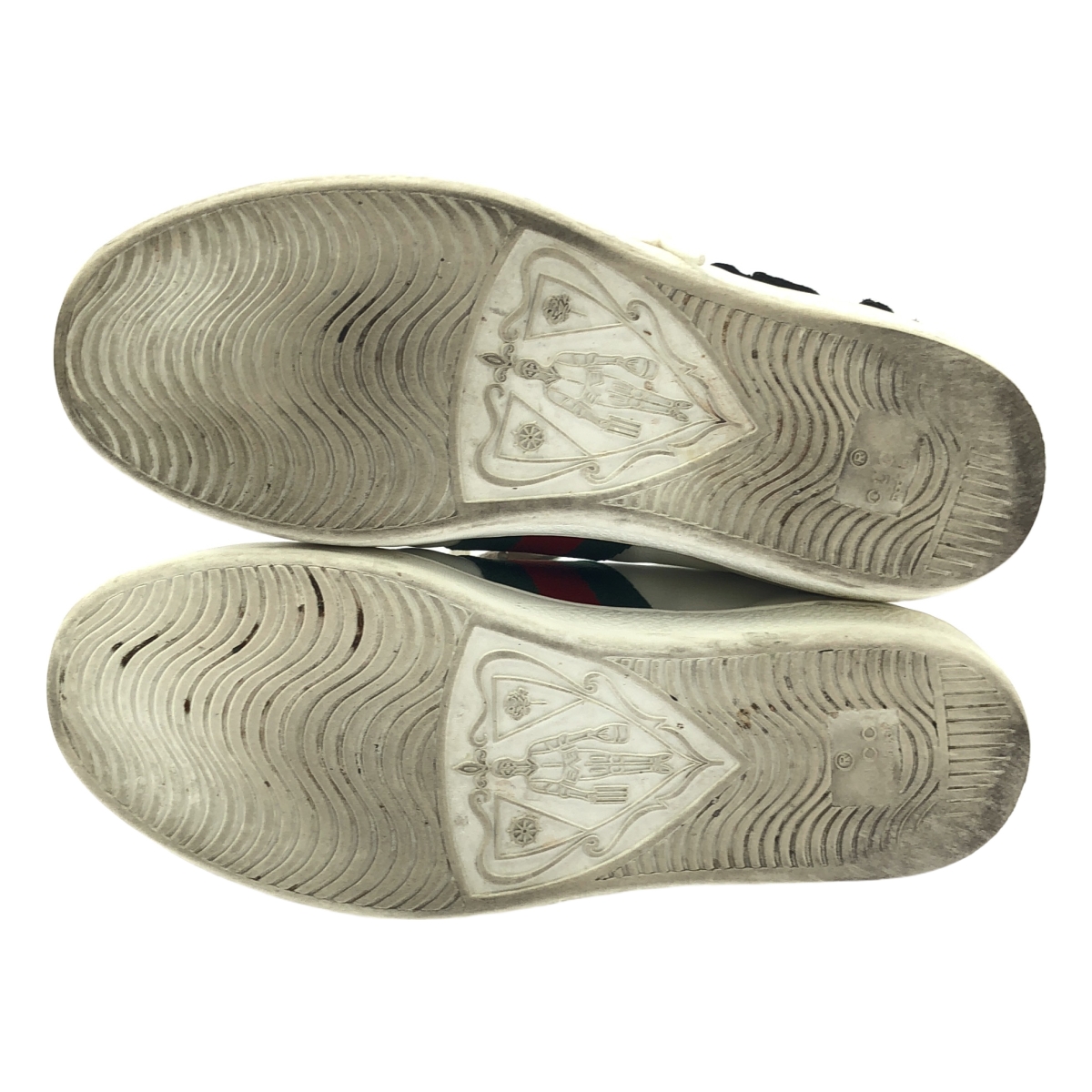 GUCCI / グッチ 431917 / レザー フラワー エンブロイダリー スニーカー