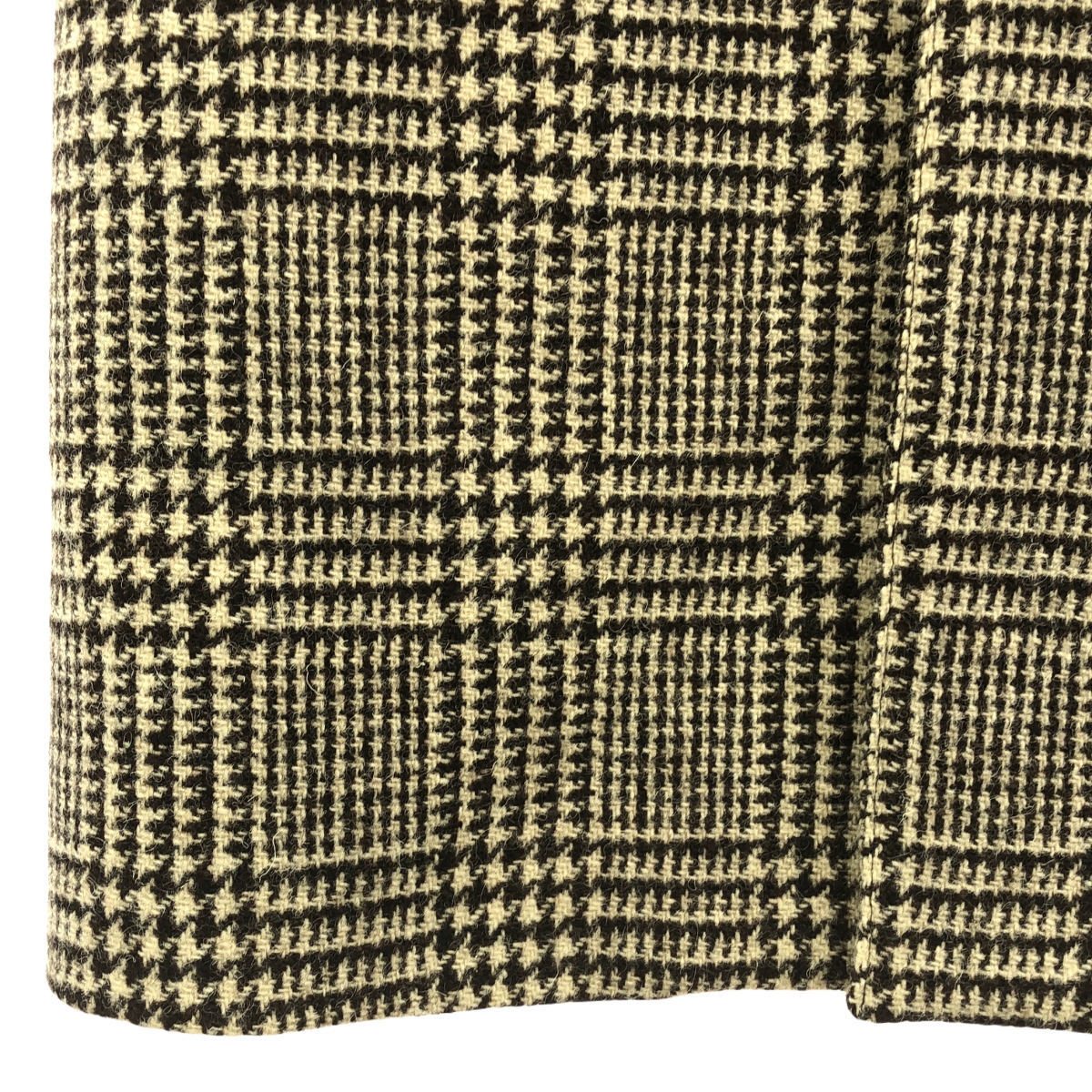 MACKINTOSH / マッキントッシュ ウール ツイード チンストラップ フライフロント コート / ロゴ総裏地