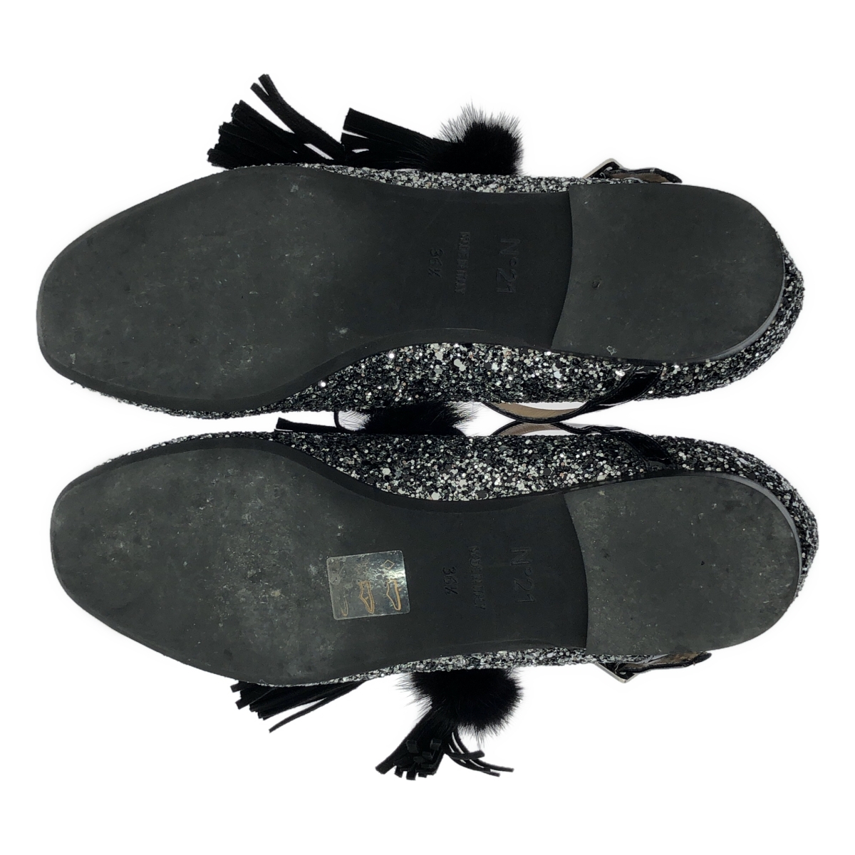 N°21 / ヌメロヴェントゥーノ GALAXI GLITTER ラウンドトゥ グリッター パンプス