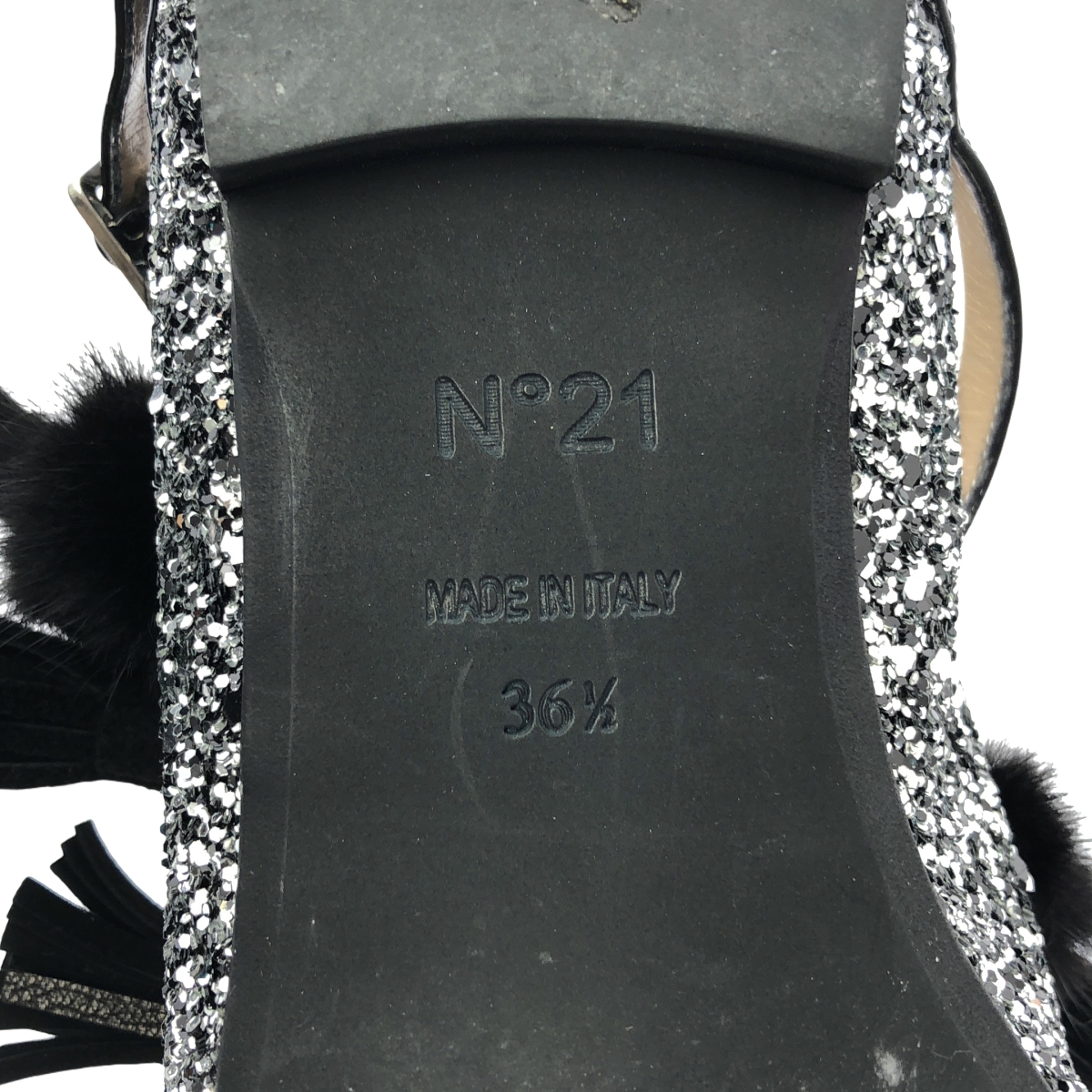 N°21 / ヌメロヴェントゥーノ GALAXI GLITTER ラウンドトゥ グリッター パンプス