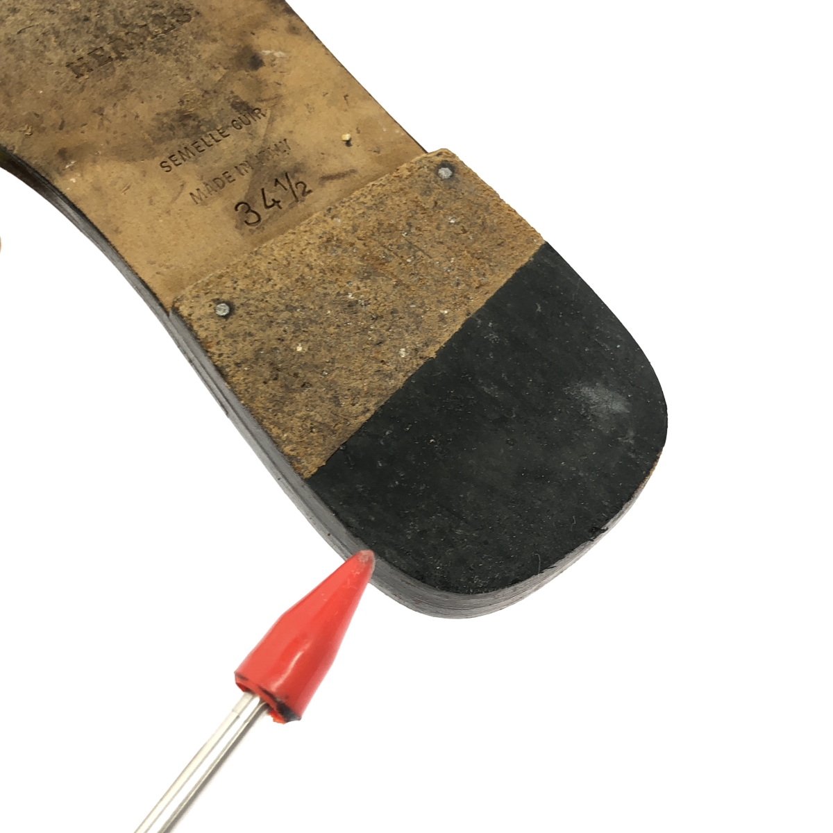 HERMES / エルメス ORAN / オラン パテントレザー Hモチーフ サンダル シューズ