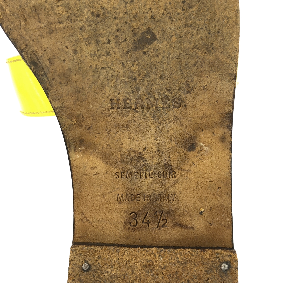 HERMES / エルメス ORAN / オラン パテントレザー Hモチーフ サンダル シューズ