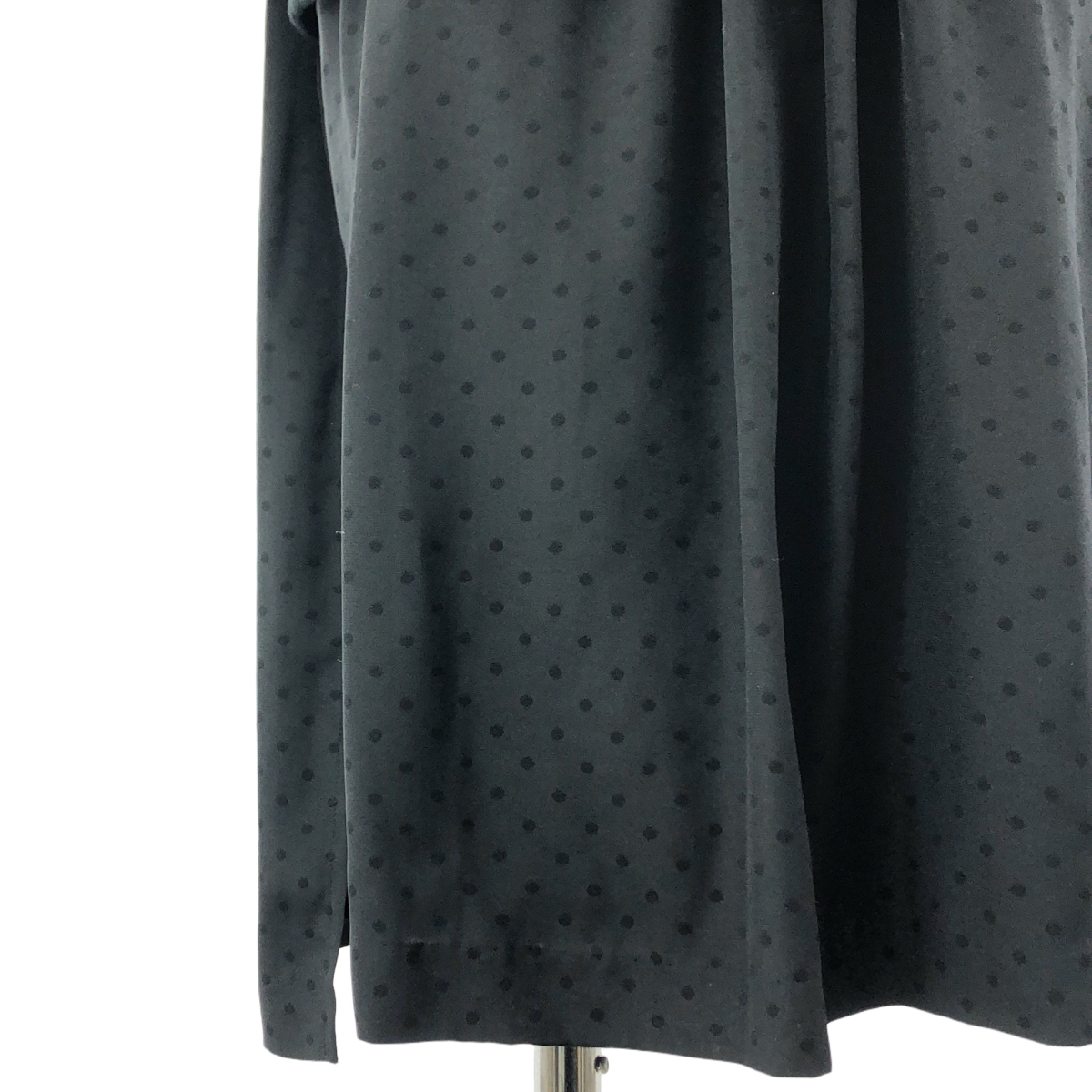 JUNYA WATANABE COMME des GARCONS / ジュンヤワタナベ カレッジロゴ ドット ドッキング シャツワンピース