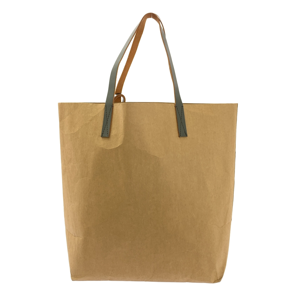 MARNI / マルニ セルロース レザーハンドル ロゴプリント ショッピング トートバッグ