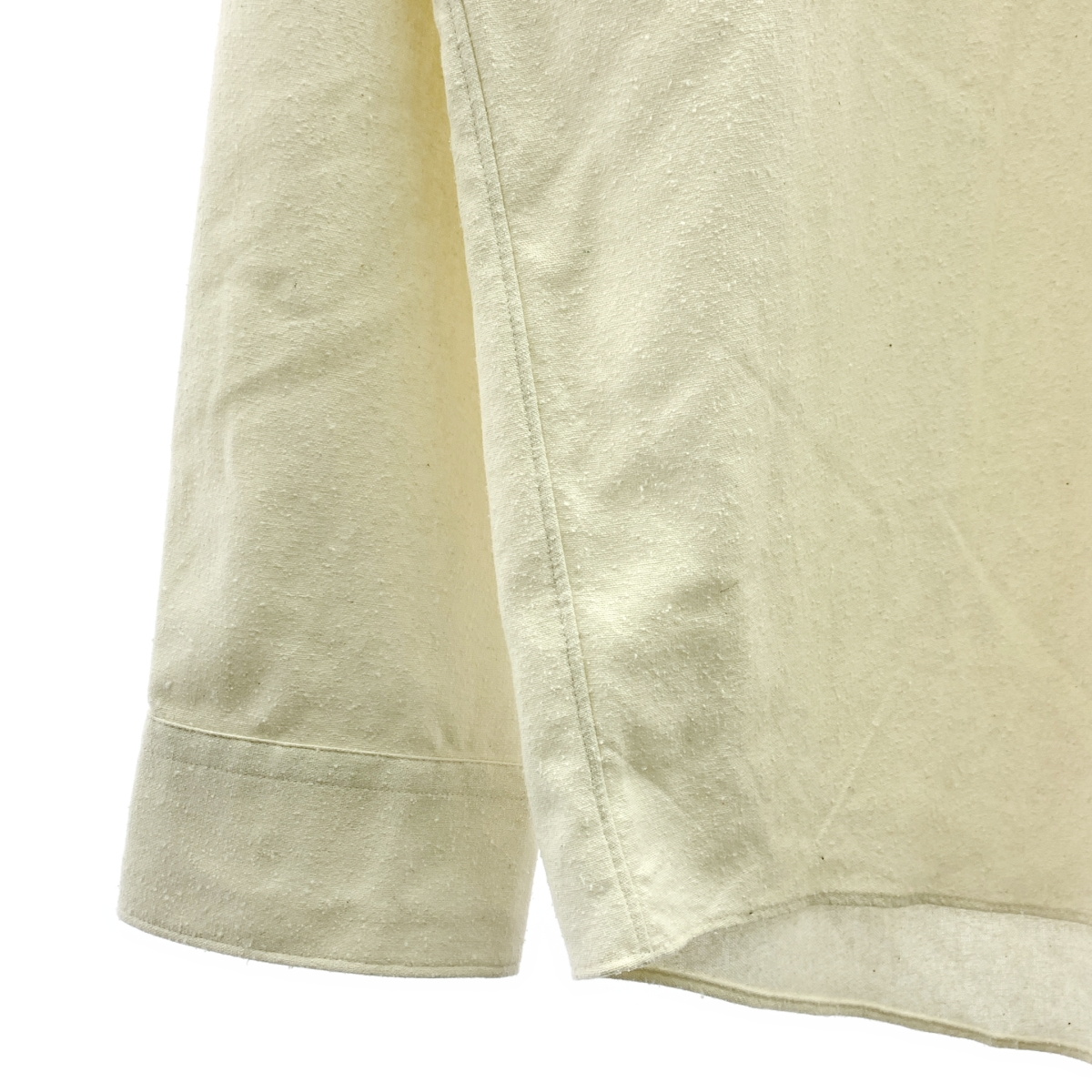 INTERIM / インテリム シルクノイル ロングスリーブ レギュラーカラー シャツ