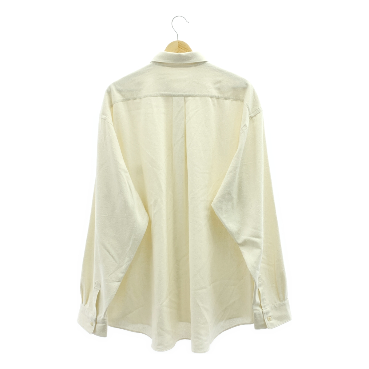 INTERIM / インテリム シルクノイル ロングスリーブ レギュラーカラー シャツ