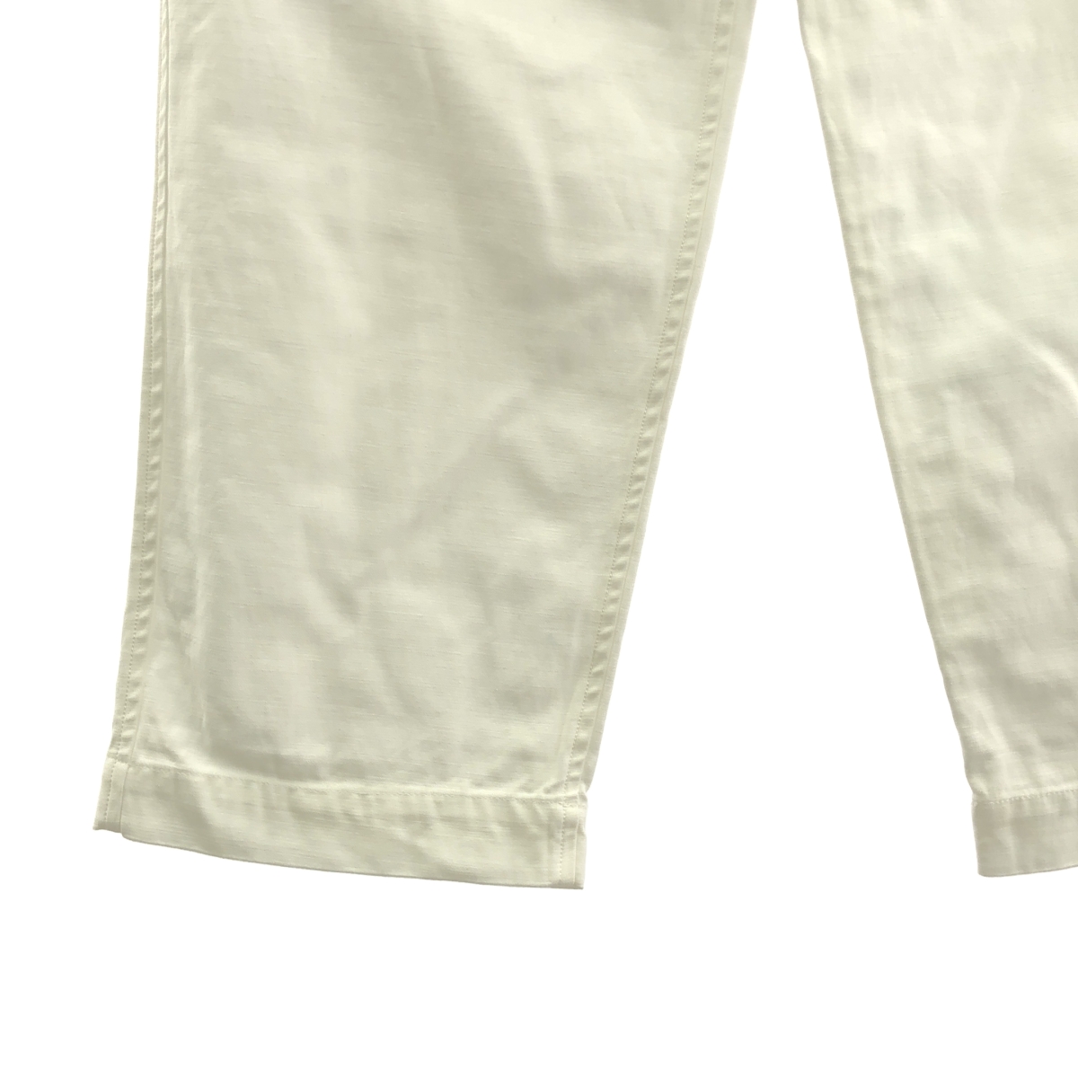 R.H.VINTAGE / ロンハーマンヴィンテージ コットン チノ ロゴパッチ タック パンツ