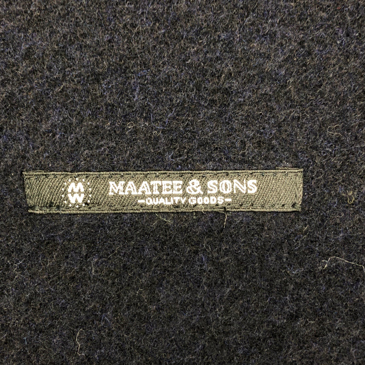 MAATEE&SONS / マーティー&サンズ OVERCOAT チェスター コート