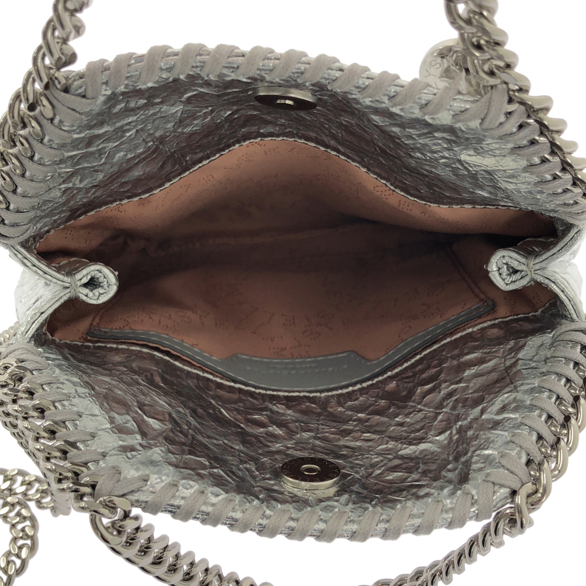 STELLA McCARTNEY / ステラマッカートニー ファラベラ クラックメタリック タイニー ショルダーバッグ