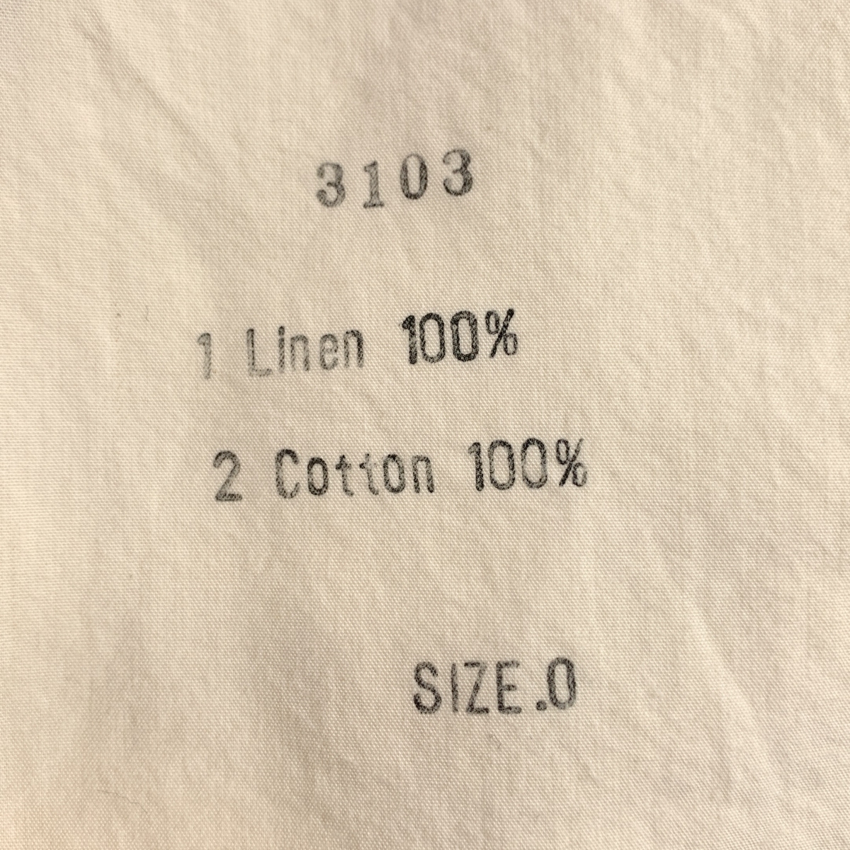 Araki yuu / アラキユウ new classic pants in special fabric リネン ブラスボタン ニュークラシックパンツ