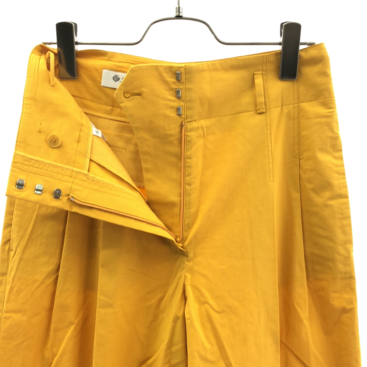 その他 コットン タック ワイドパンツ