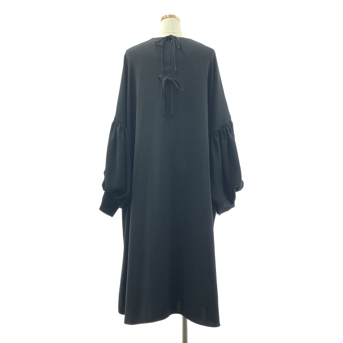 ENFOLD / エンフォルド ミリオーネ ハグ ドレス ボリュームスリーブワンピース