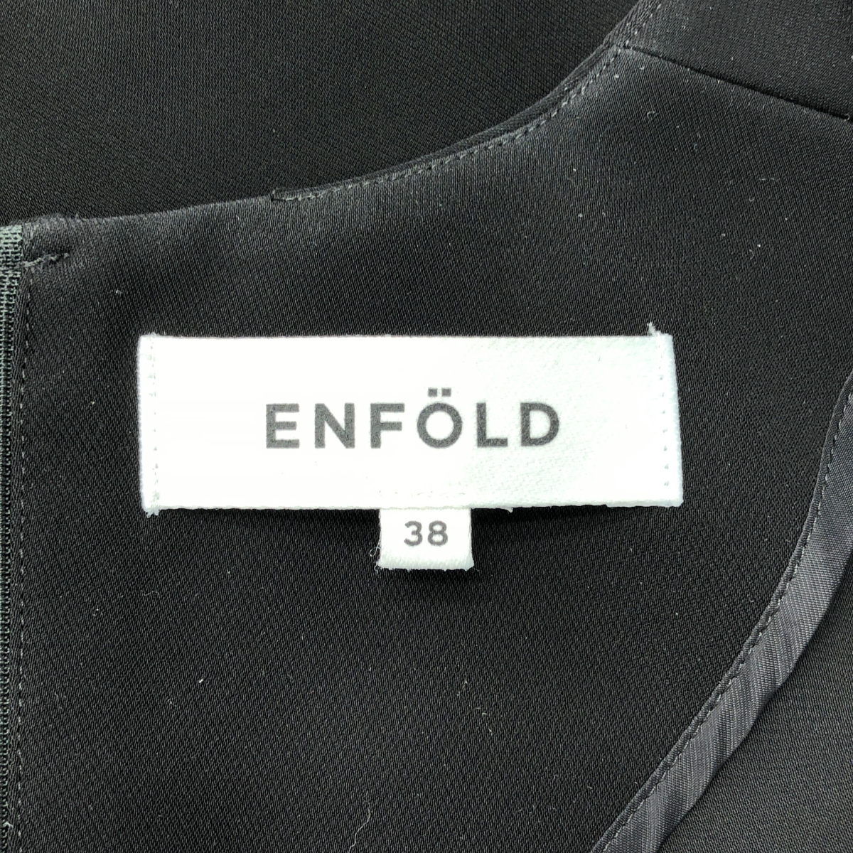 ENFOLD / エンフォルド ミリオーネ ハグ ドレス ボリュームスリーブワンピース