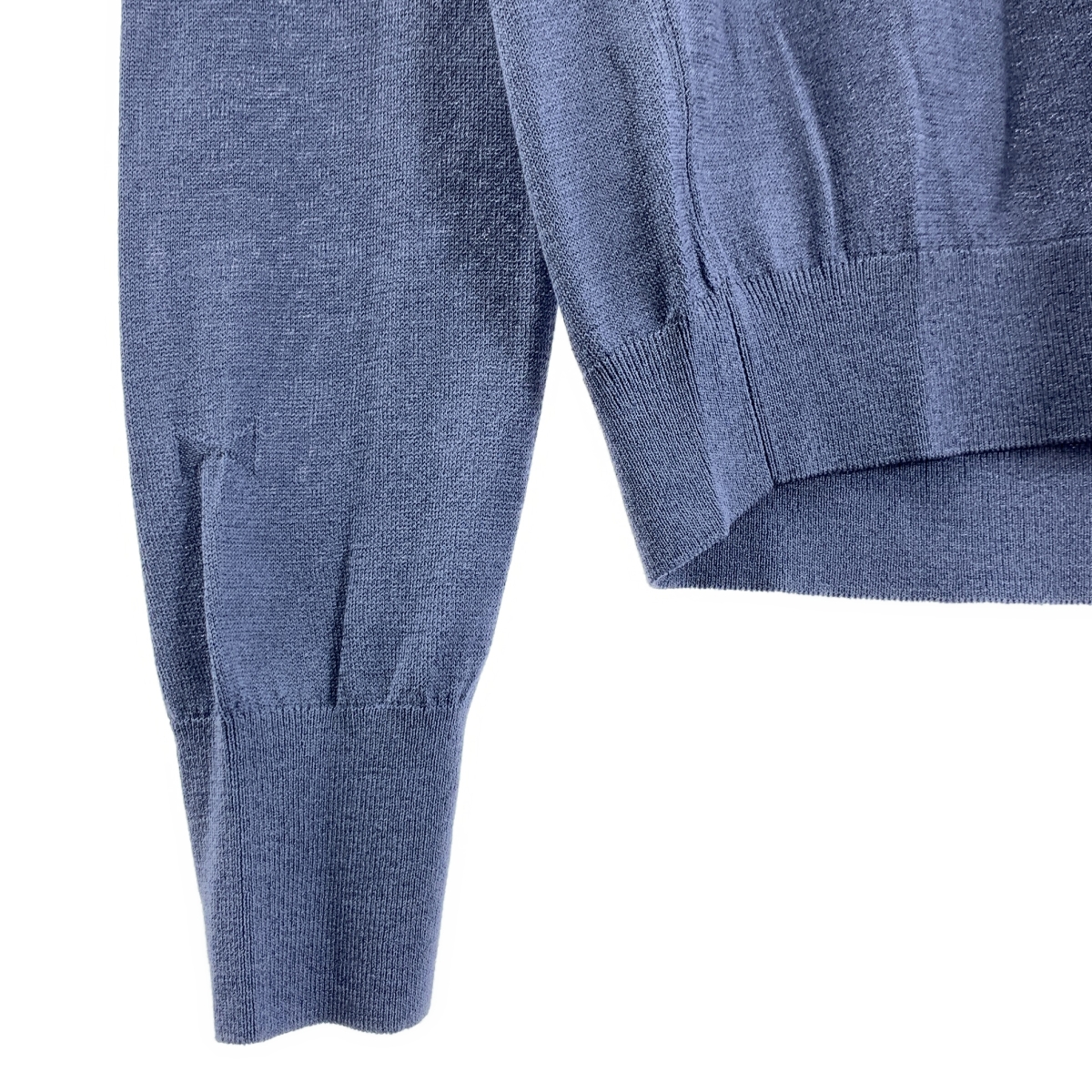 その他 18G シルク コットン クルーネック ニット