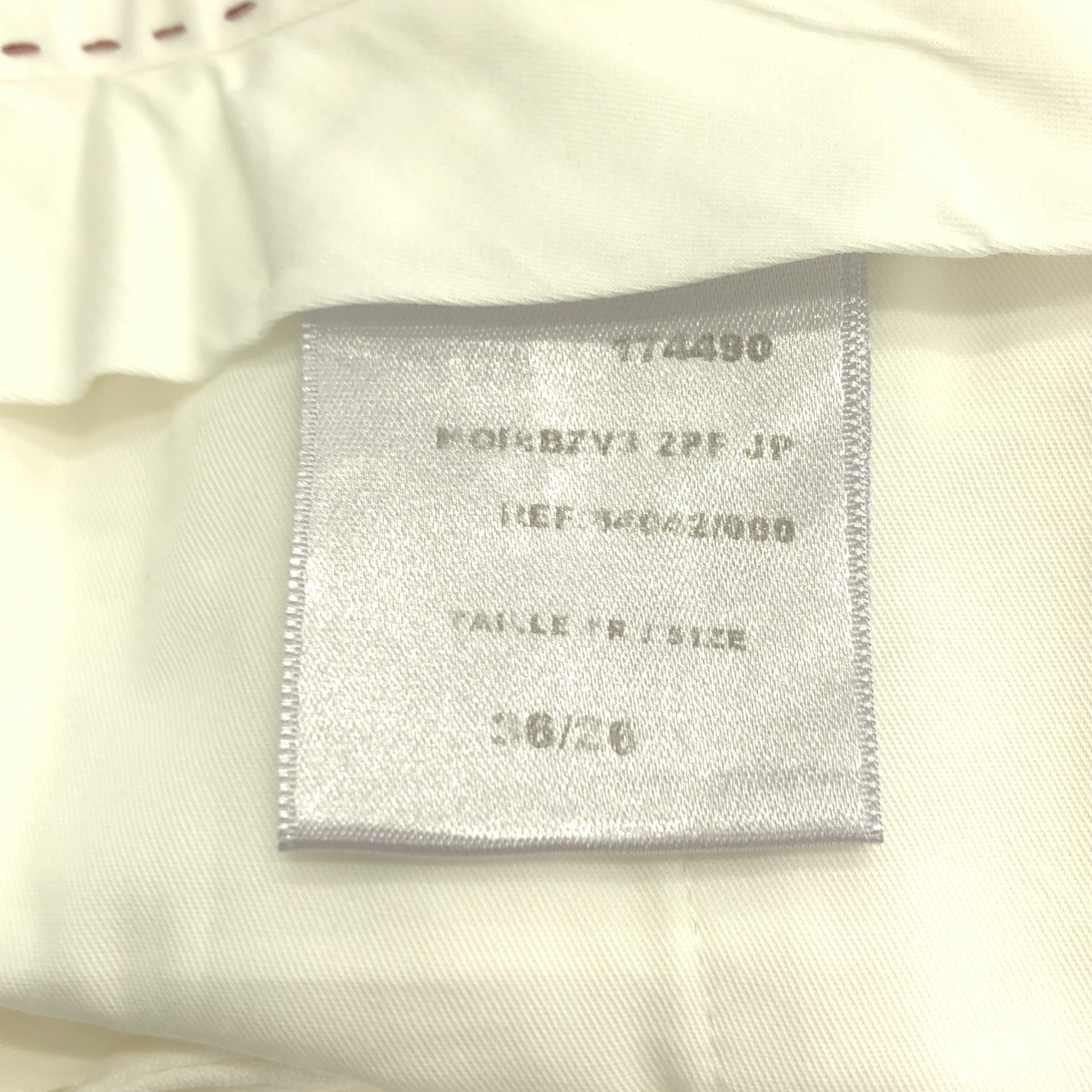 BERNARD ZINS / ベルナールザンス コットン 2タック スラックス パンツ