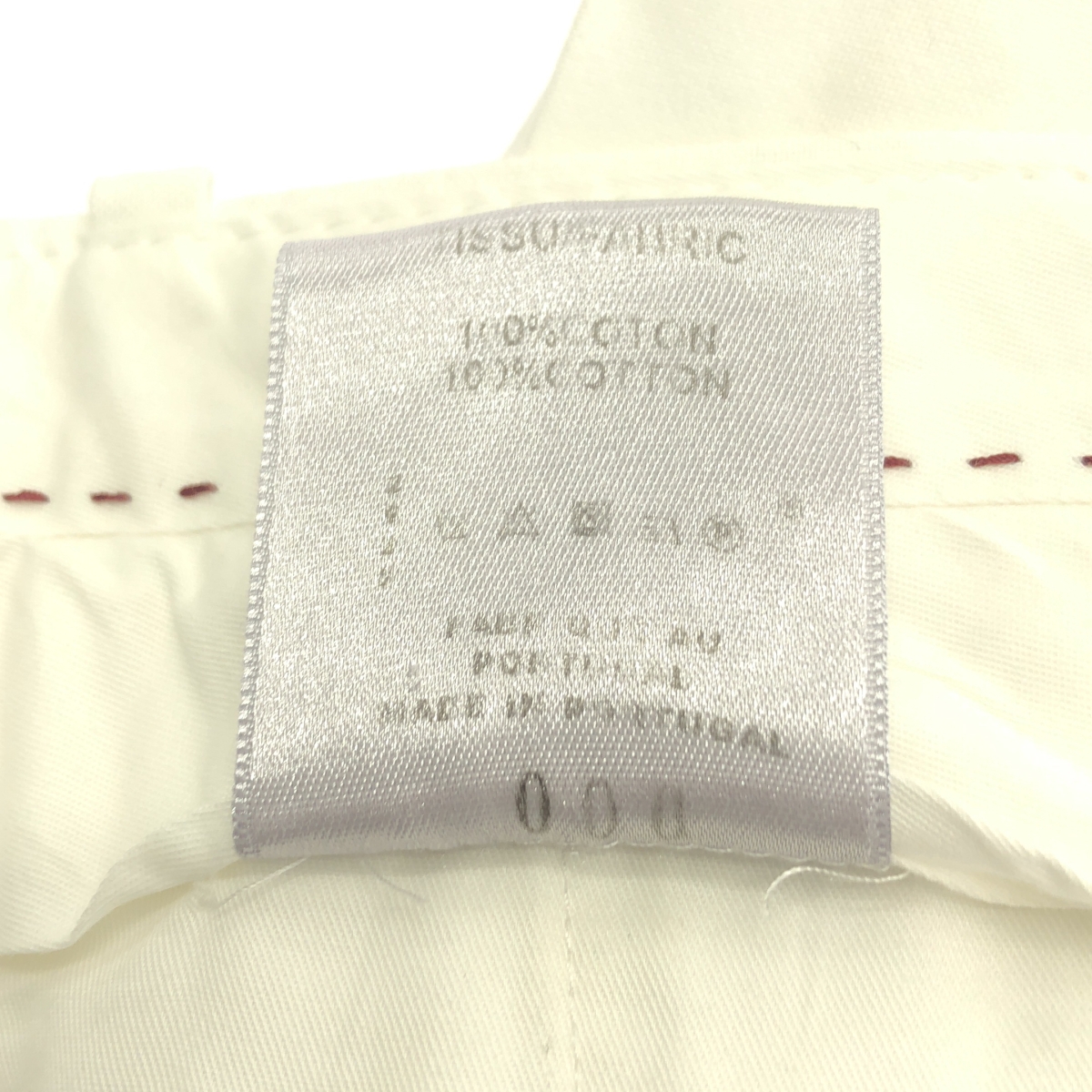 BERNARD ZINS / ベルナールザンス コットン 2タック スラックス パンツ