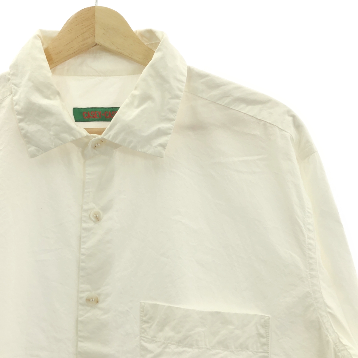 CASEY CASEY / ケーシーケーシー BIG RACCOURCIE SHIRT コットン ビッグ ラクルスィーシャツ