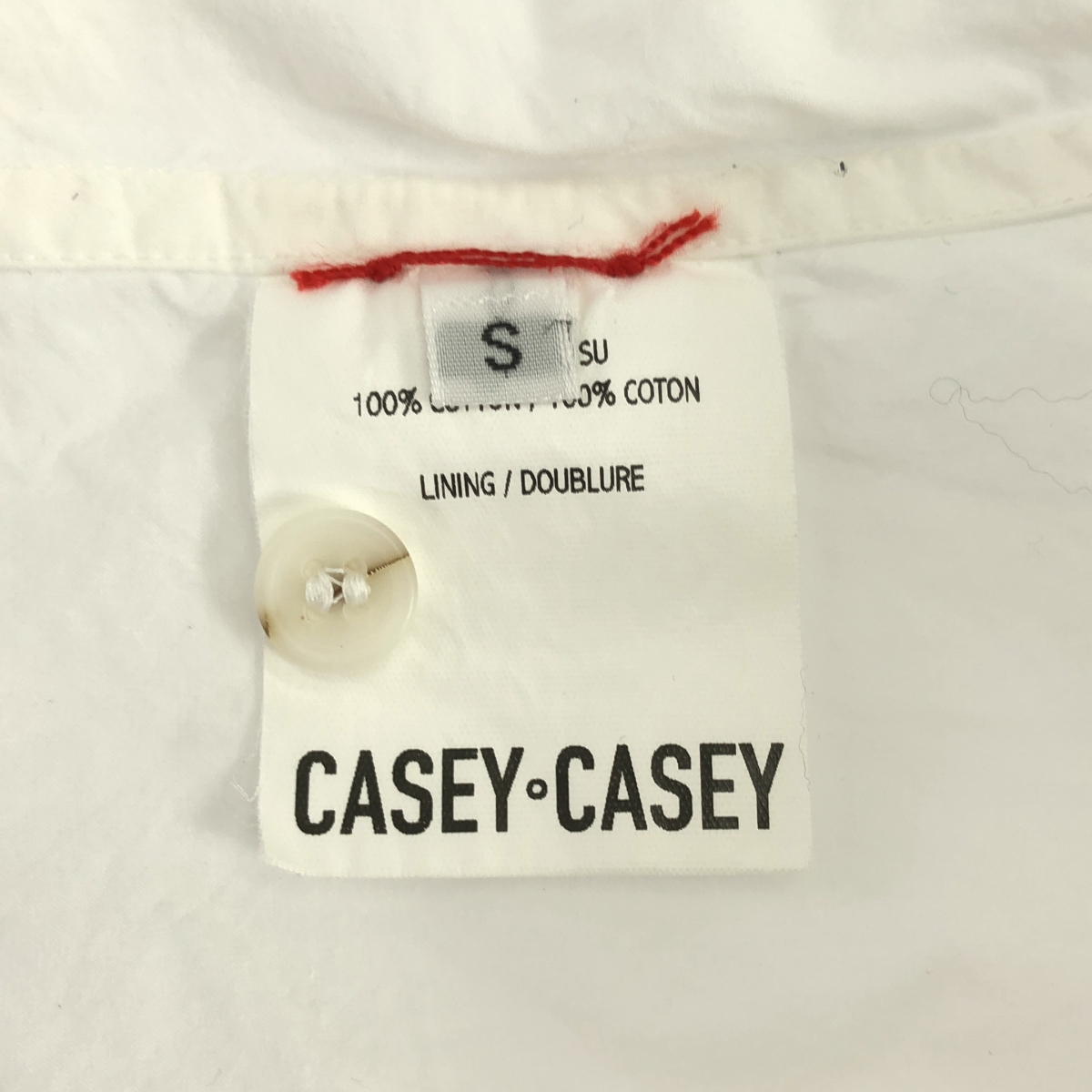 CASEY CASEY / ケーシーケーシー BIG RACCOURCIE SHIRT コットン ビッグ ラクルスィーシャツ