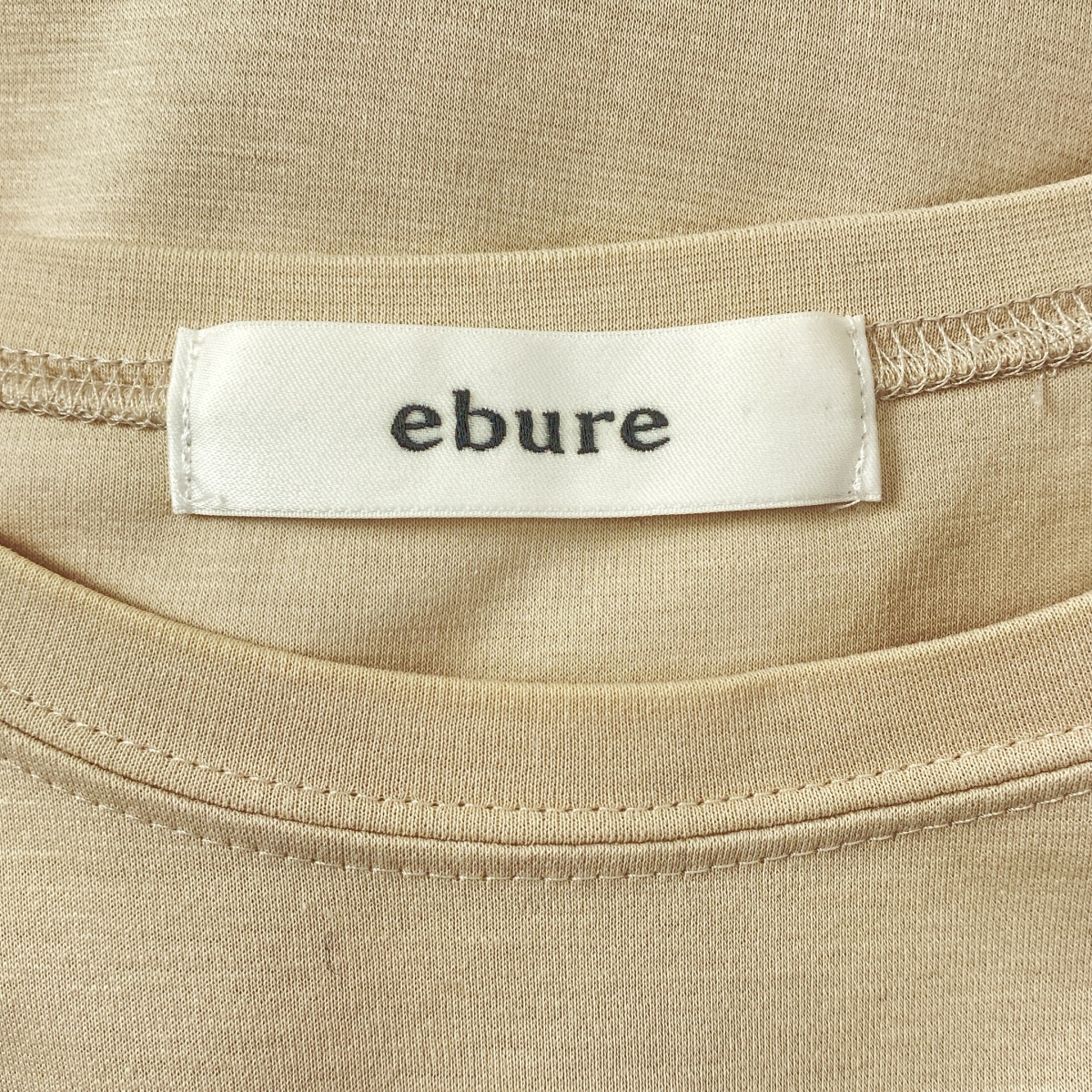 ebure / エブール コットン クルーネック Tシャツ カットソー
