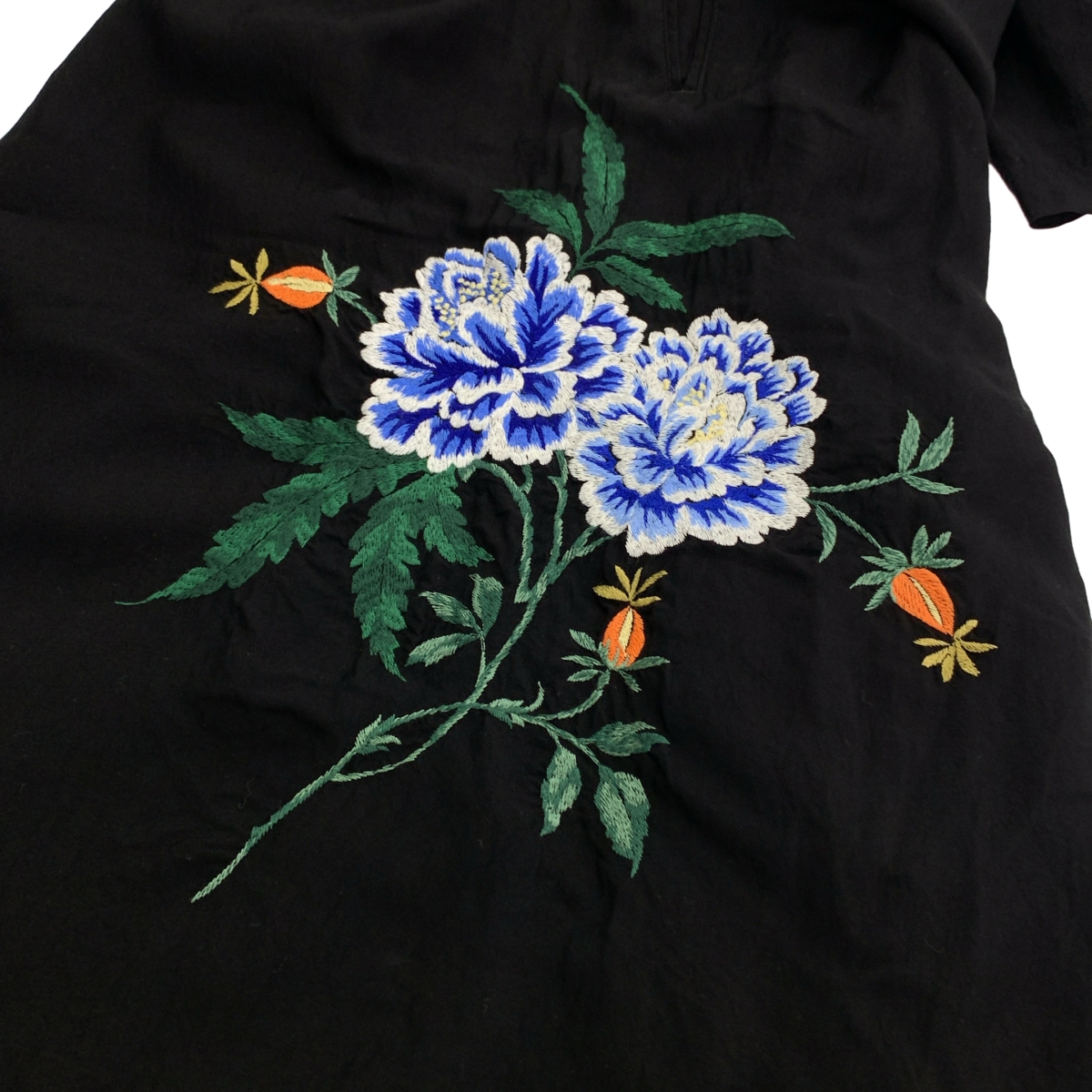 Y's / ワイズヨウジヤマモト エンブロイダリー シングル オーバーコート